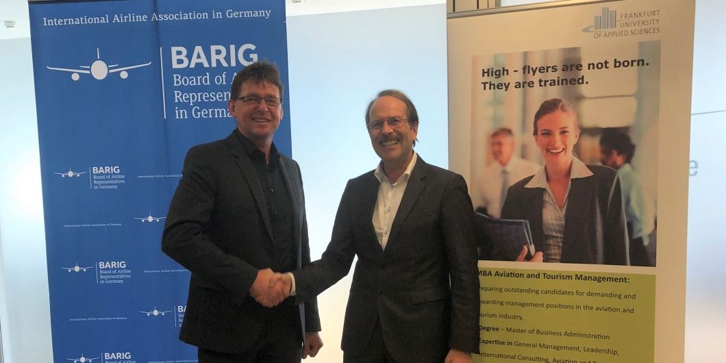BARIG e.V. || left to right: Michael Hoppe (BARIG e.V.) and Prof. Dr. Karl-Rudolf Rupprecht (Frankfurt UAS)