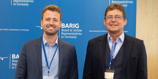 BARIG e.V. (v.l.n.r.): Wieland Feuerstein, Managing Director SMF, und Michael Hoppe, BARIG Chairman und Executive Director