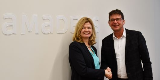 BARIG e.V. || v.l.n.r.: Monika Wiederhold (Amadeus) und Michael Hoppe (BARIG e.V.)