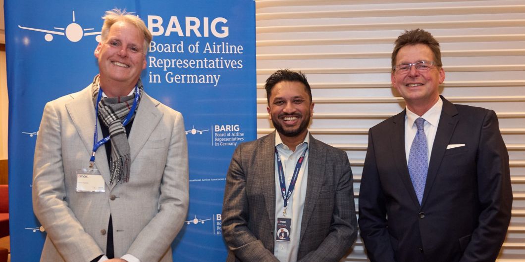 BARIG e.V. (LTR): Wim Kanon (Managing Director CMAC), Ameer Peerally (Business Development Manager CMAC), and Michael Hoppe (BARIG Chairman and Executive Director) are looking forward to the exchange.